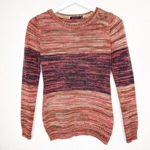 Species Wool Blend Space Dyed Sparkle Sweater Sz S